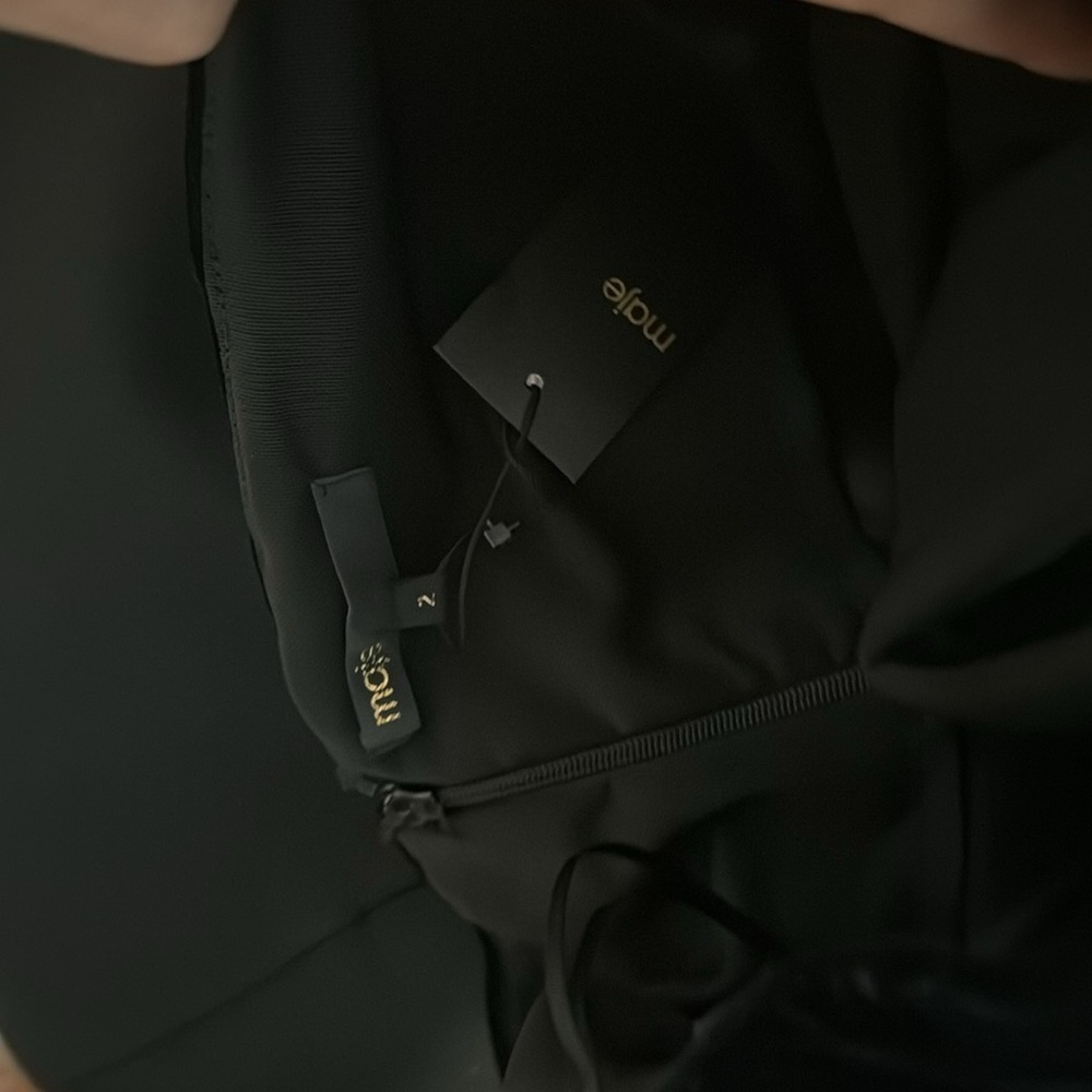 MAJE RESSY VELVET BOW STRAPLESS MINI DRESS - Picture 8 of 8